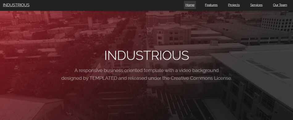 Publish Interior Design website template